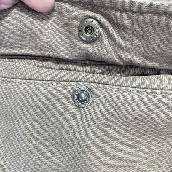 Tasso Elba Mens Pants Cargo 34x30 Cotton Flat Front Tan color - Picture 15 of 16